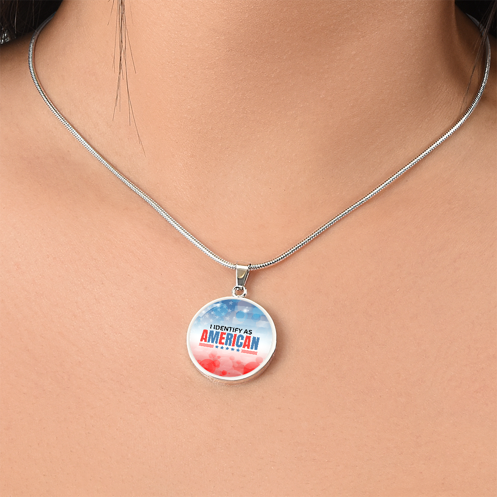 I Identify as American Necklace