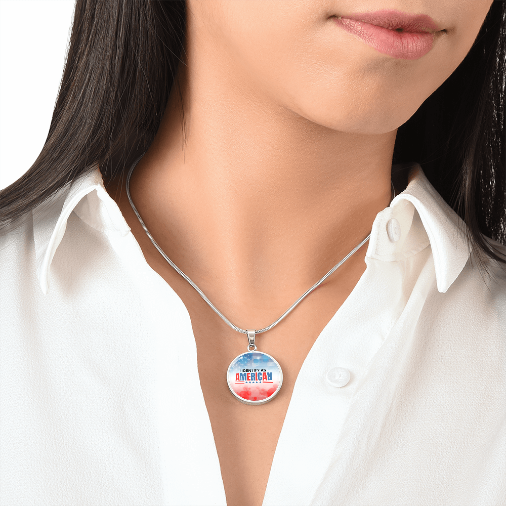 I Identify as American Necklace