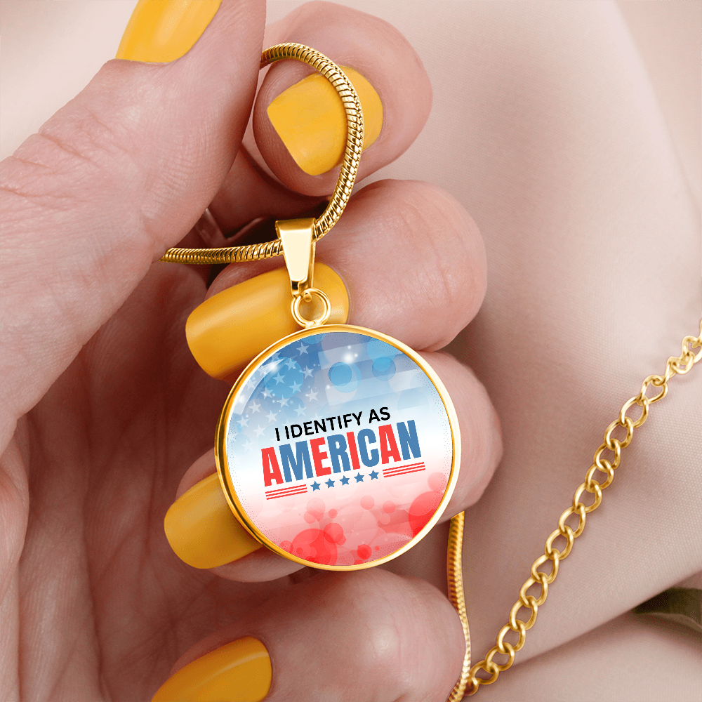 I Identify as American Necklace