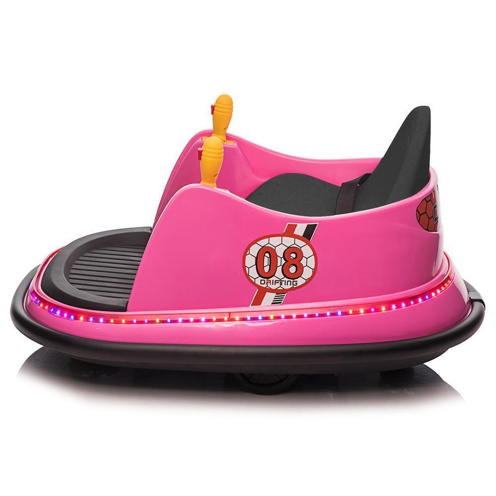 ASTM-certified Electric 6V Ride On Bumper Car with Remote Control for Kids in 2 Color Options