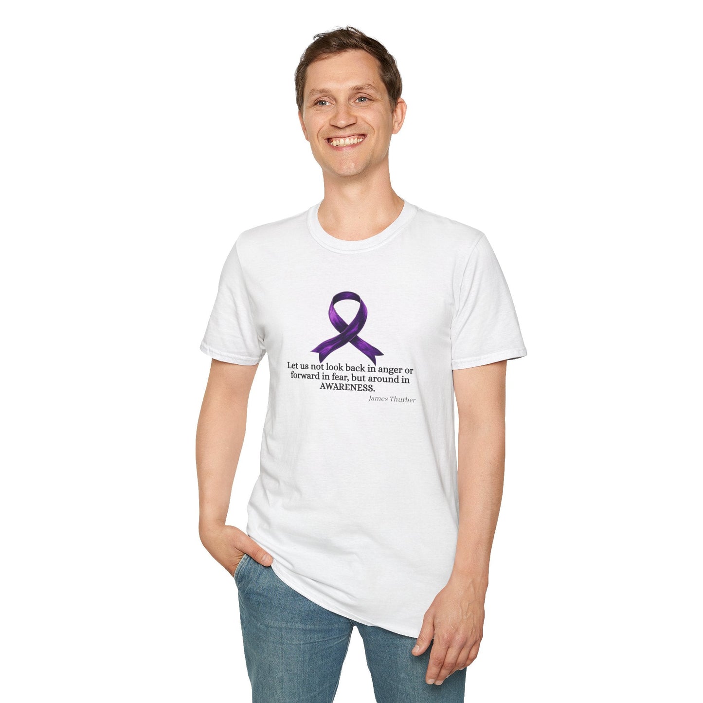 Epilepsy Awareness Ribbon T-Shirt for Unisex Wear