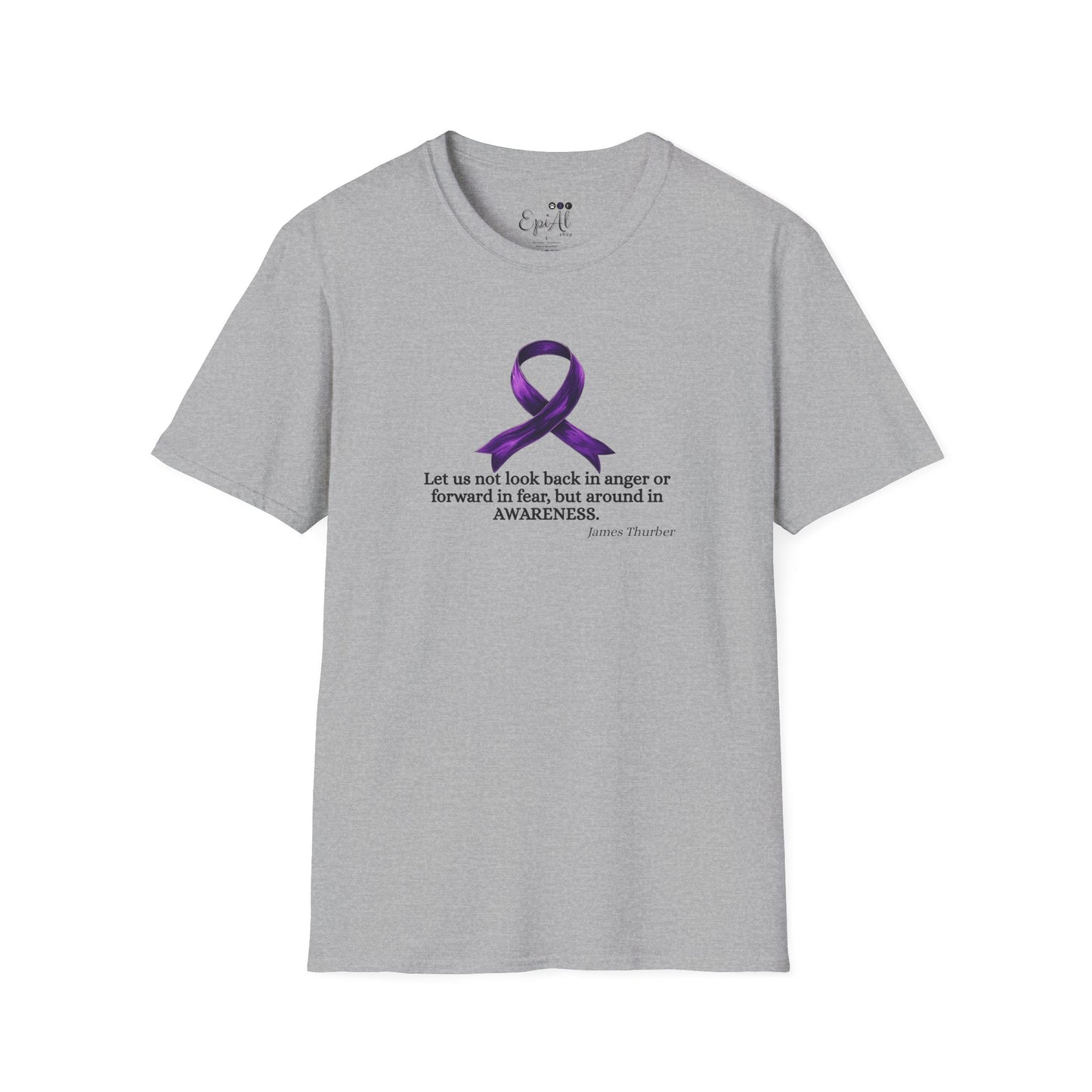Epilepsy Awareness Ribbon T-Shirt for Unisex Wear