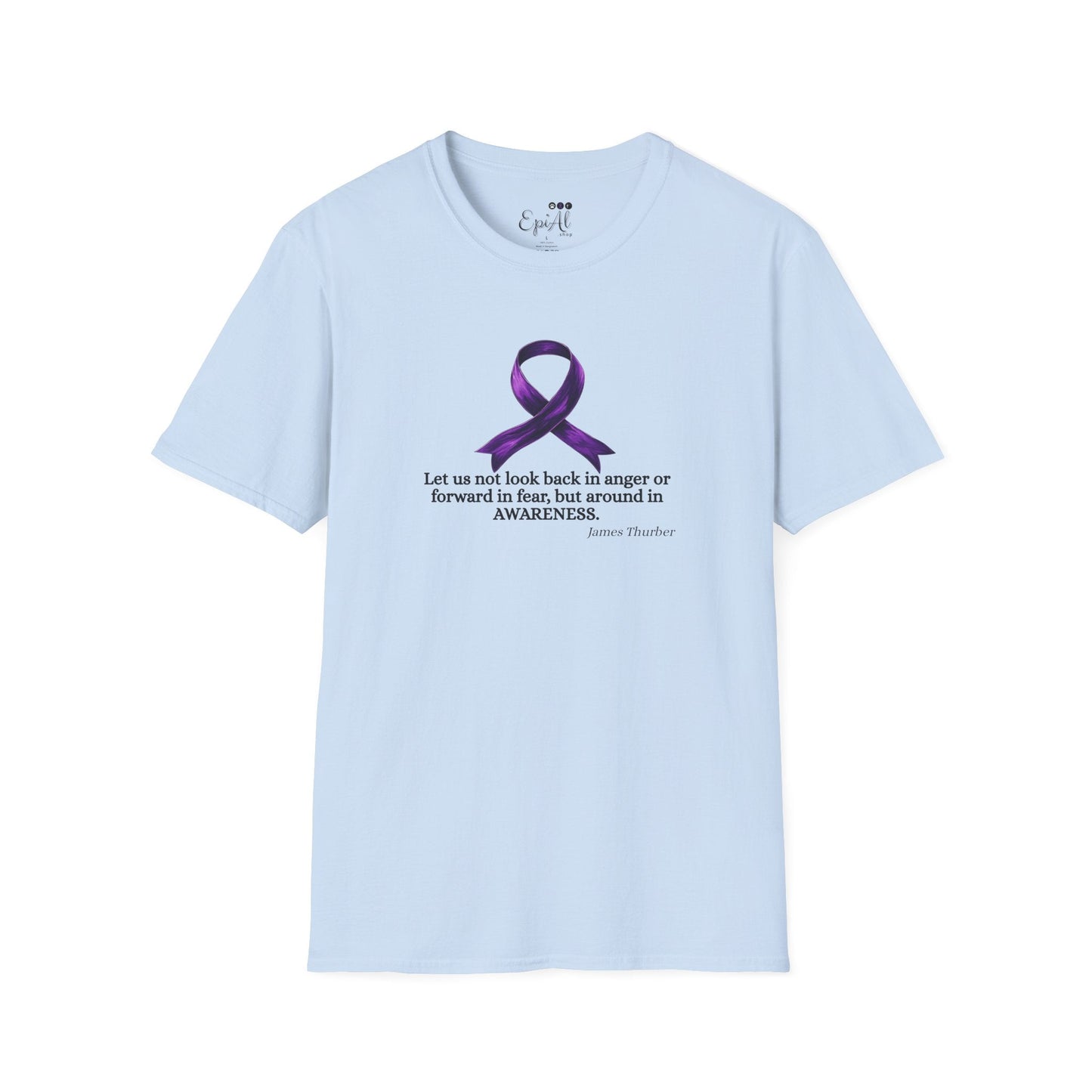 Epilepsy Awareness Ribbon T-Shirt for Unisex Wear