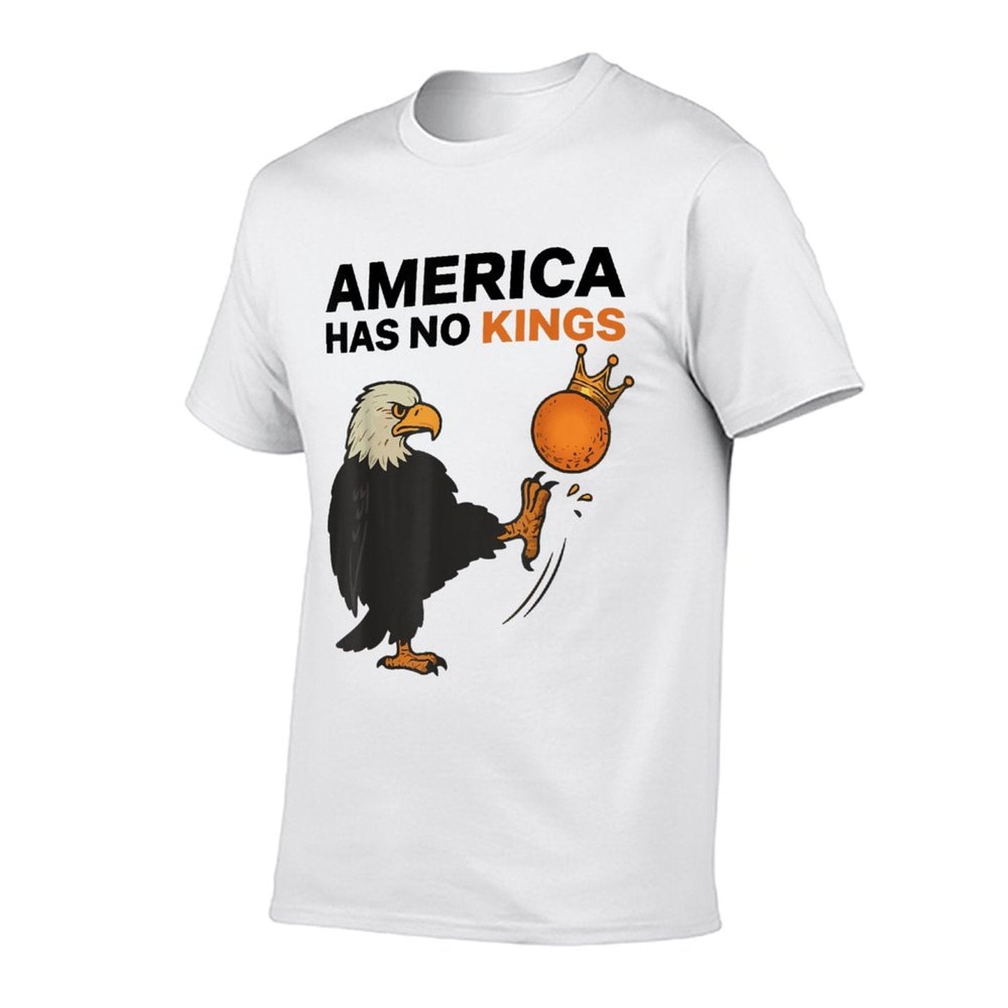 Nope, America Has No Kings Bald Eagle 4th Of July Resistance  Lightweight T-Shirt