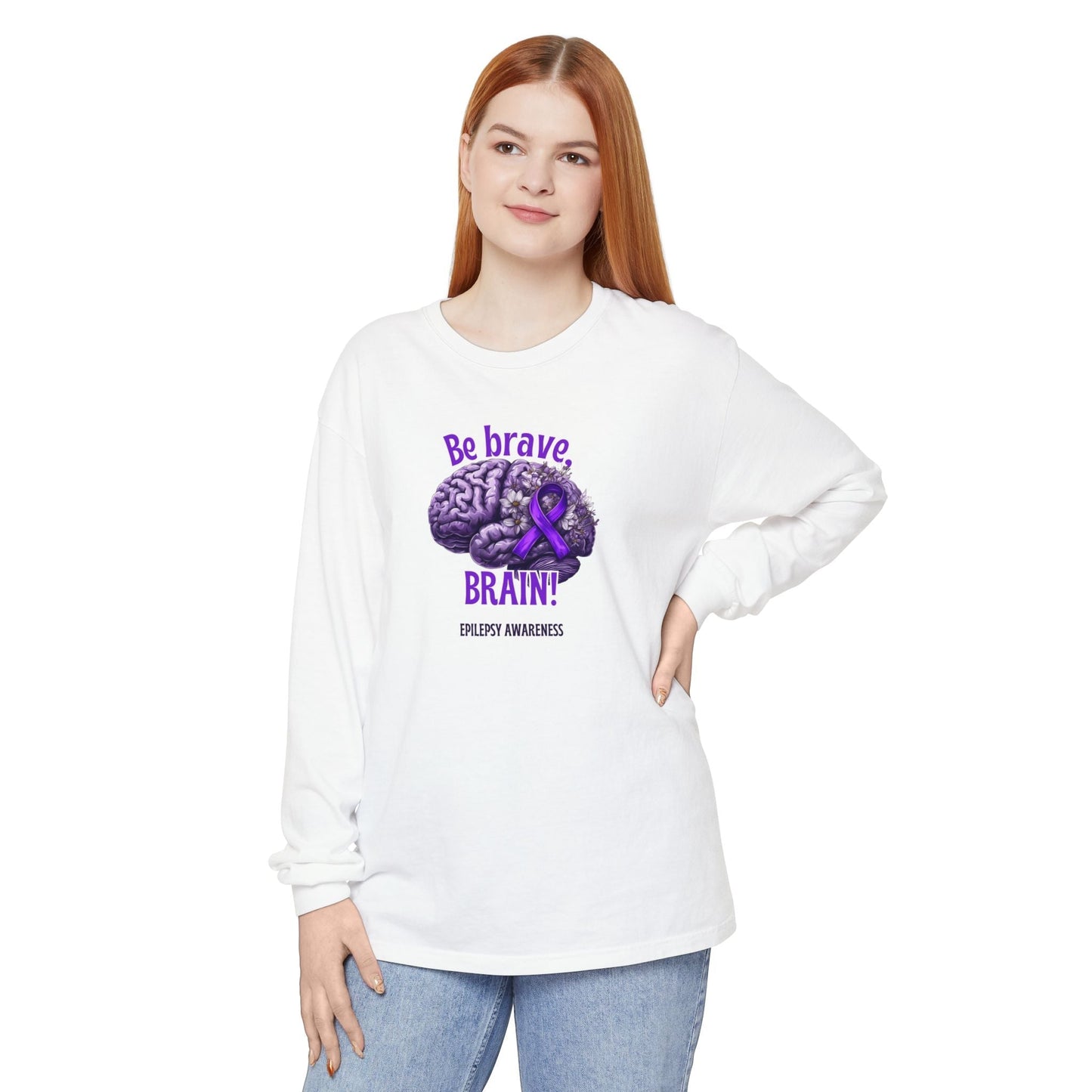 Be Brave Epilepsy Awareness T-Shirt - Show Your Support for the Cause