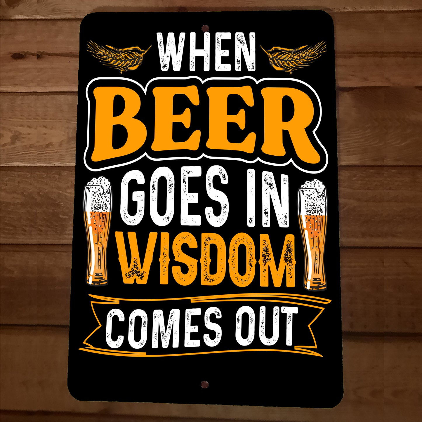 Bundle of Beers 5 Humorous 8x12 Metal Wall Bar Signs and Mouse Pad #3