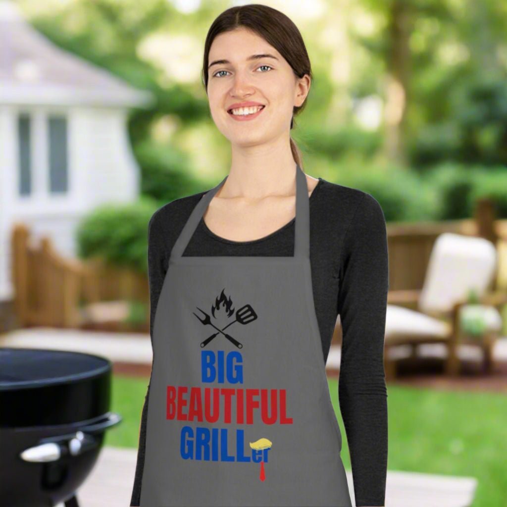 Big Beautiful Griller Cotton Apron – Cookout Authority Edition