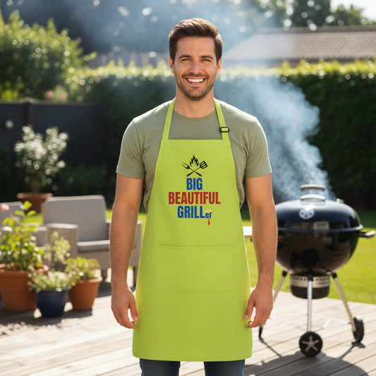 Big Beautiful Griller Cotton Apron – Cookout Authority Edition