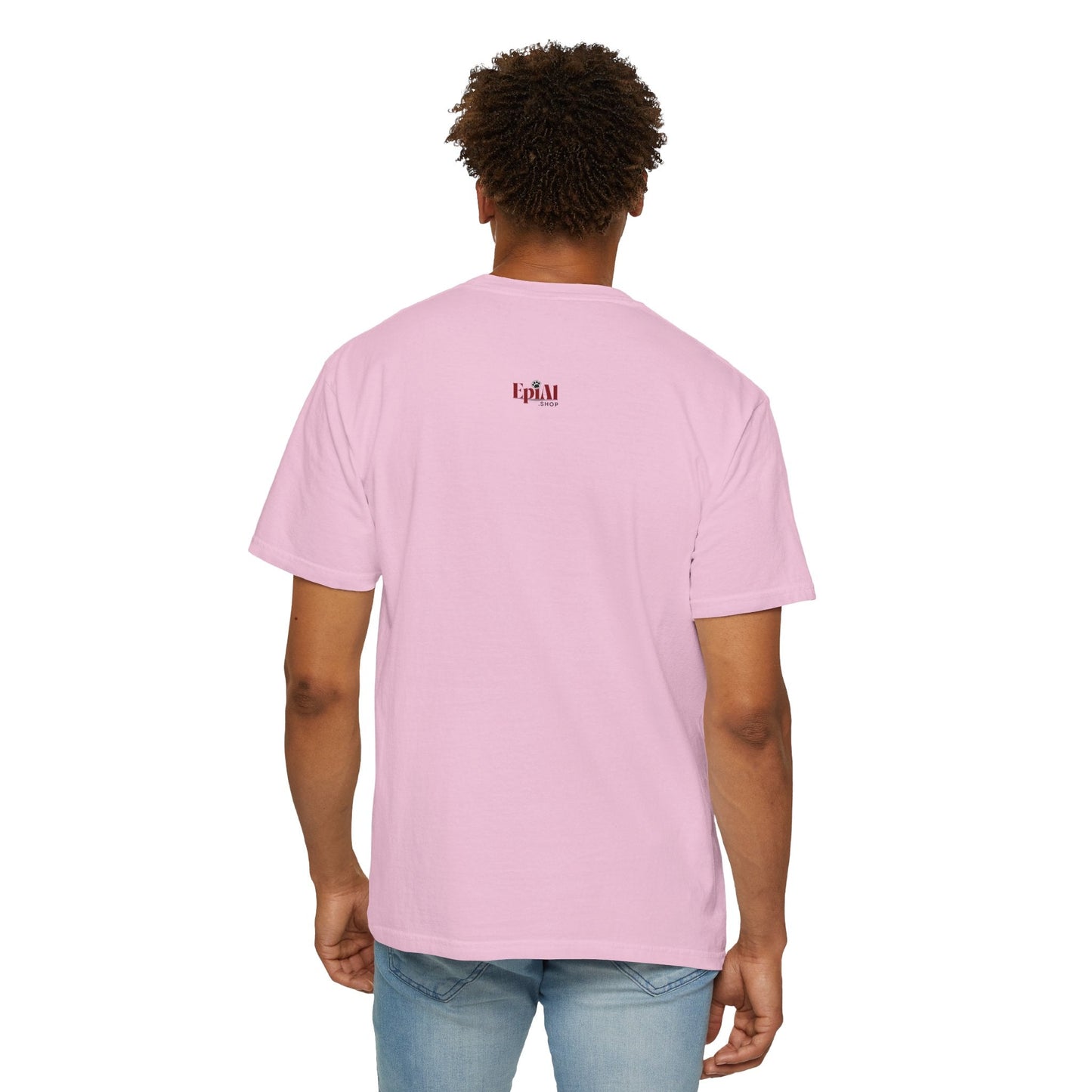 Bigfoot & Cat Unisex Garment-Dyed T-Shirt - Fun Casual Wear