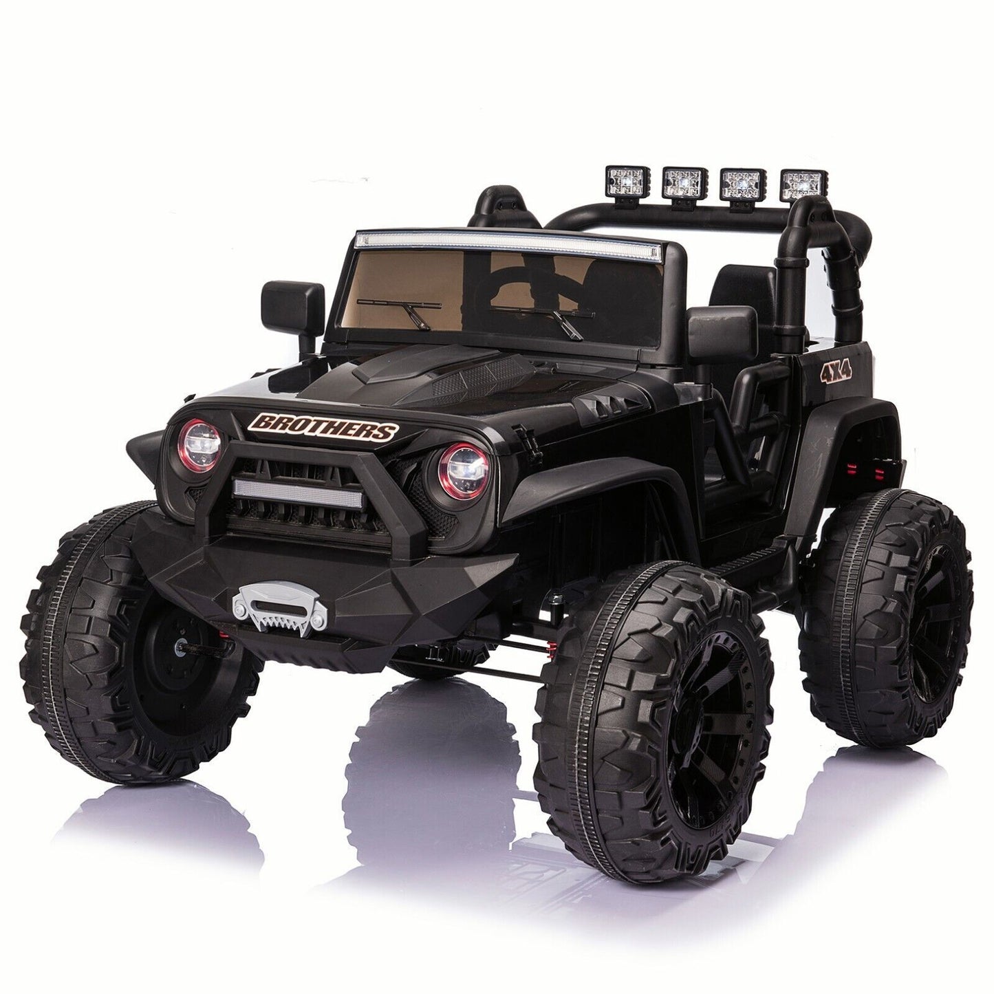 Bluetooth Remote Control Kids Ride On Jeep with 24V Battery and USB Connectivity - Perfect Gift for Young Adventurers