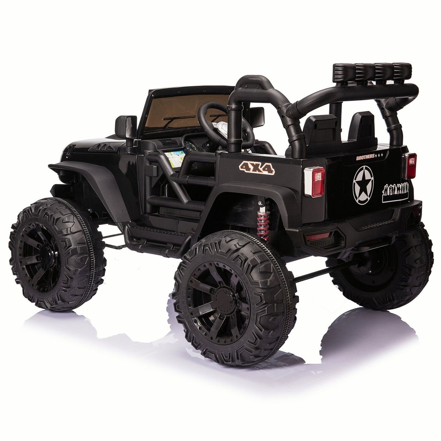 Bluetooth Remote Control Kids Ride On Jeep with 24V Battery and USB Connectivity - Perfect Gift for Young Adventurers