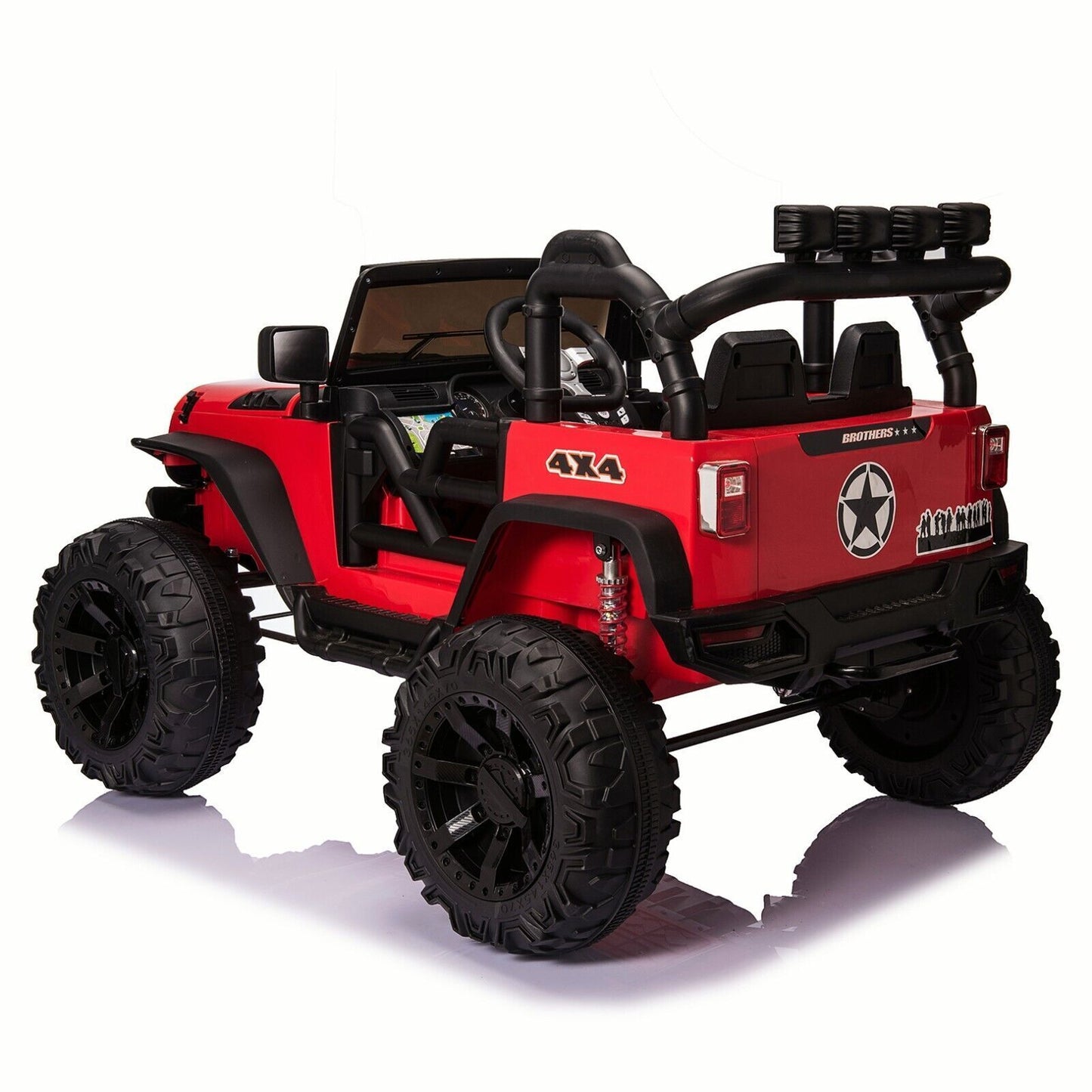 Bluetooth Remote Control Kids Ride On Jeep with 24V Battery and USB Connectivity - Perfect Gift for Young Adventurers
