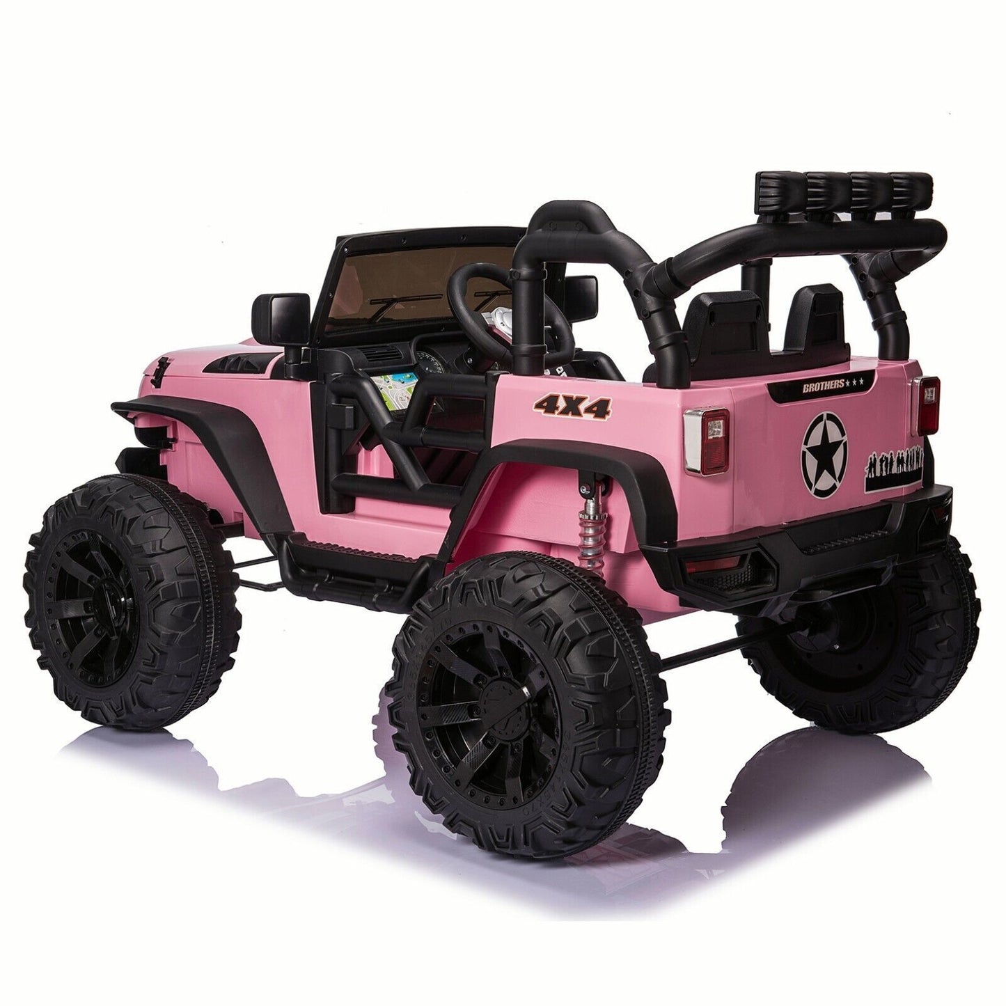 Bluetooth Remote Control 24V Electric Kids Ride On Jeep with USB - Made in the USA