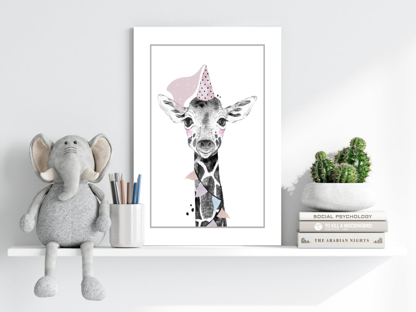 Giraffe Aluminum Print