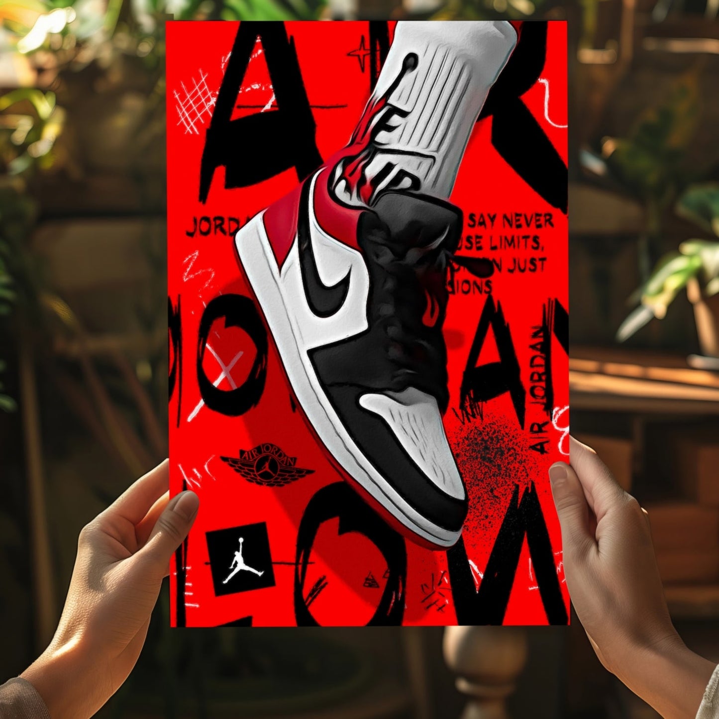 Air Aluminum Print