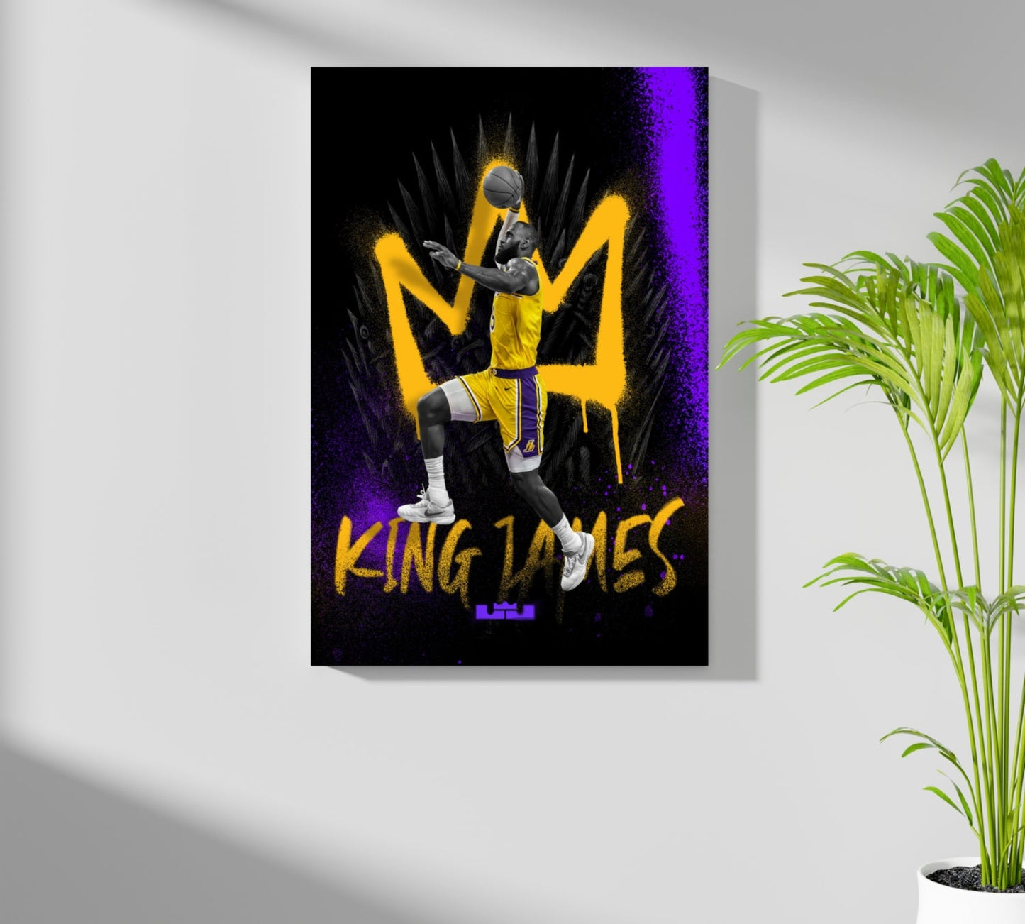 King James Aluminum Print
