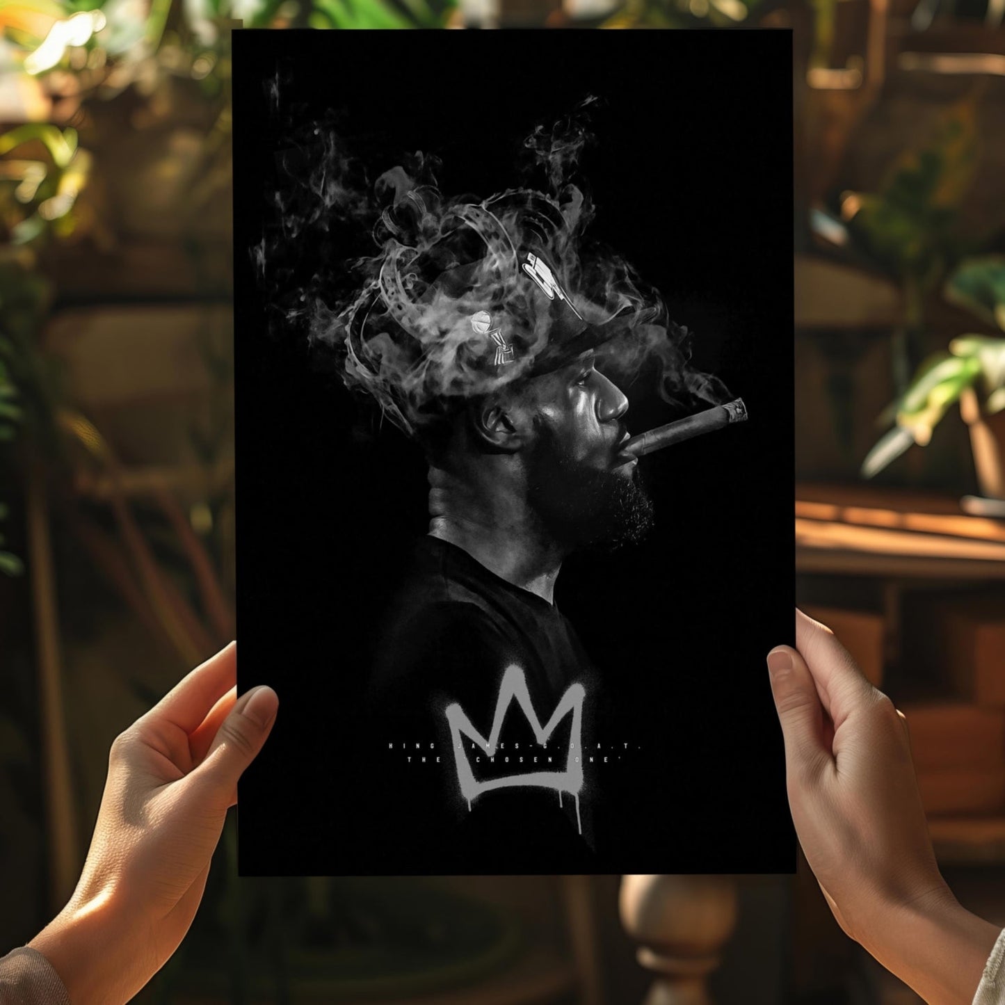 King James Aluminum Print