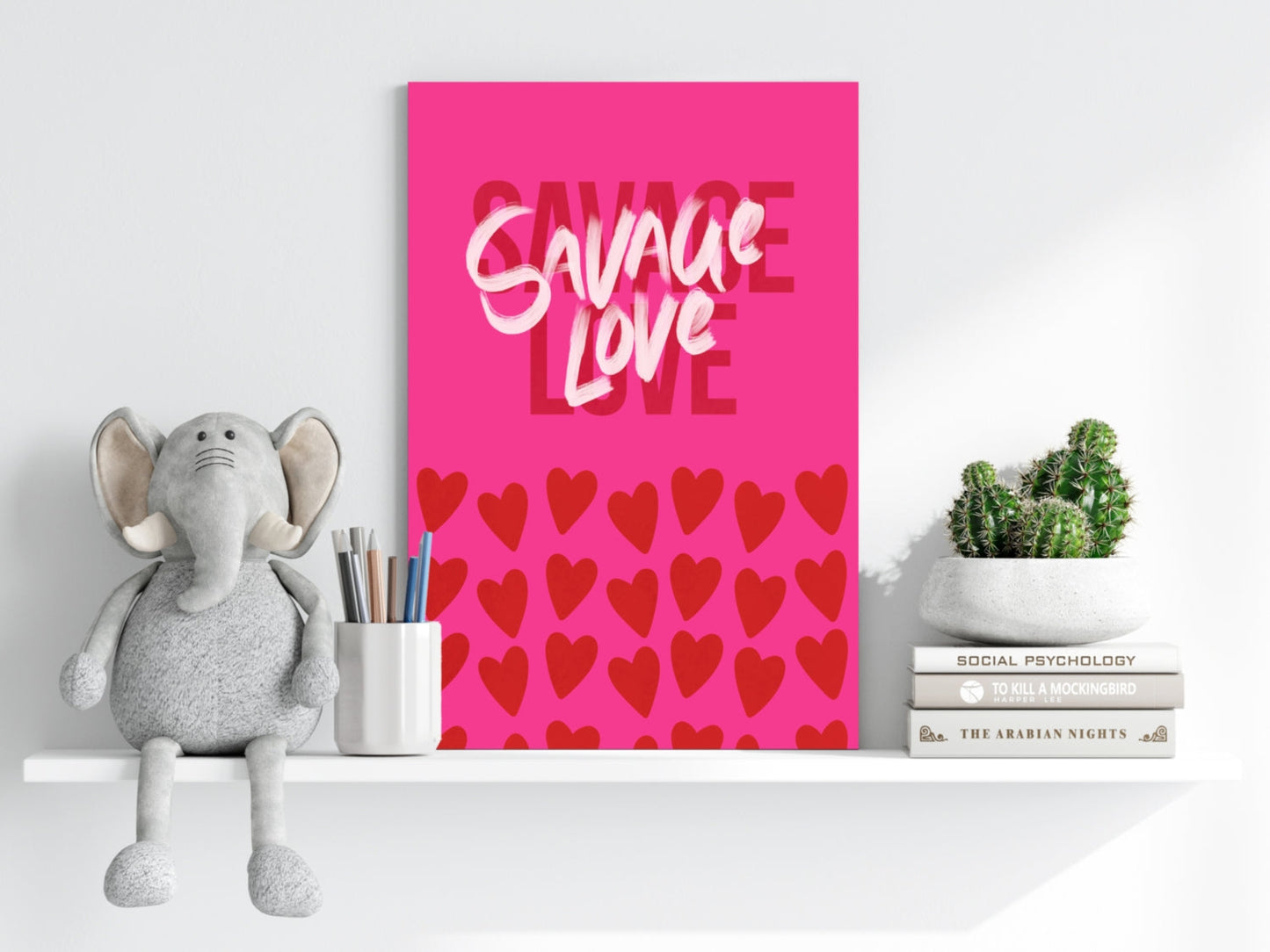 Savage Love Aluminum Print