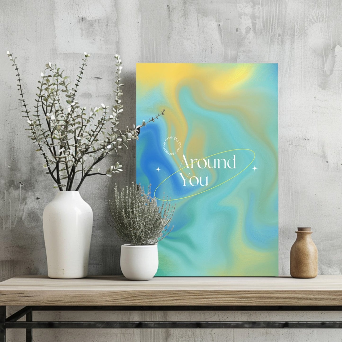 Around You Aluminum Print