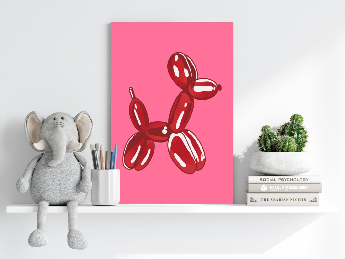 Balloon Dog Aluminum Print