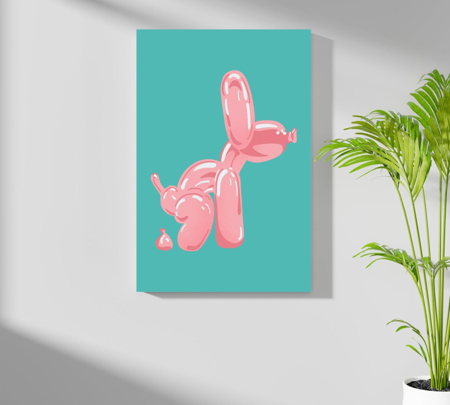Balloon Dog Aluminum Print