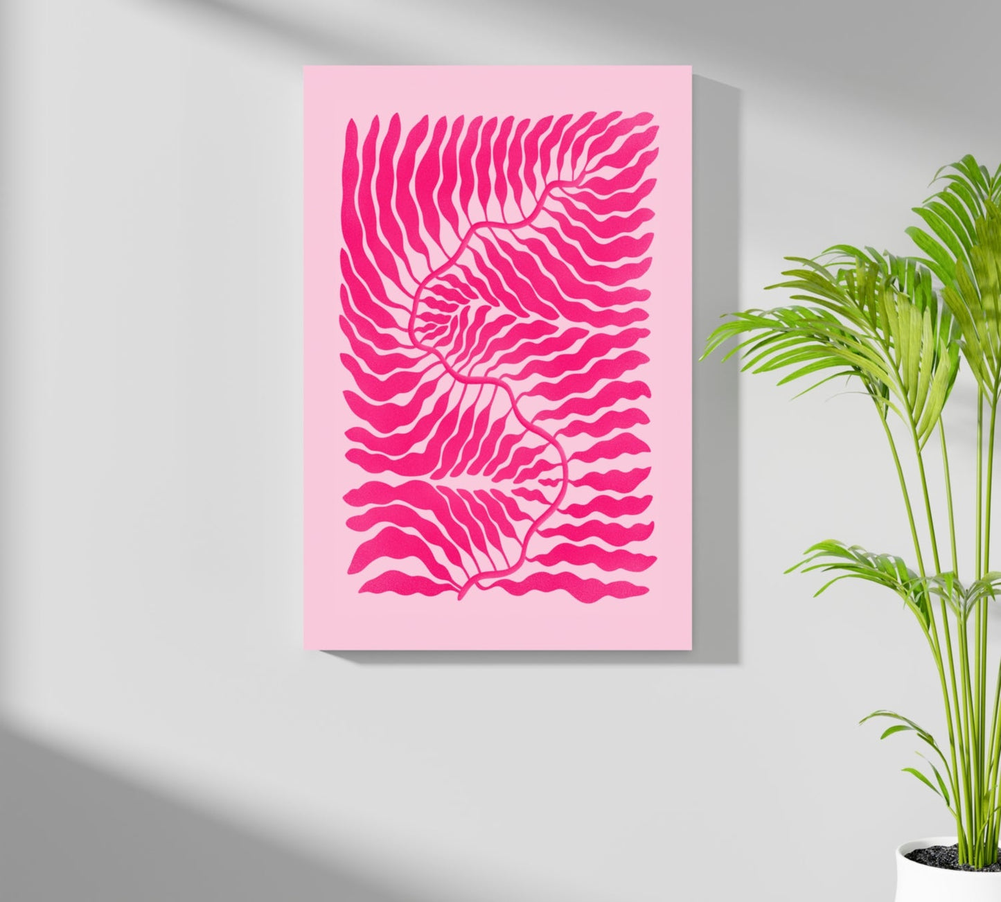 Abstract Flower Aluminum Print