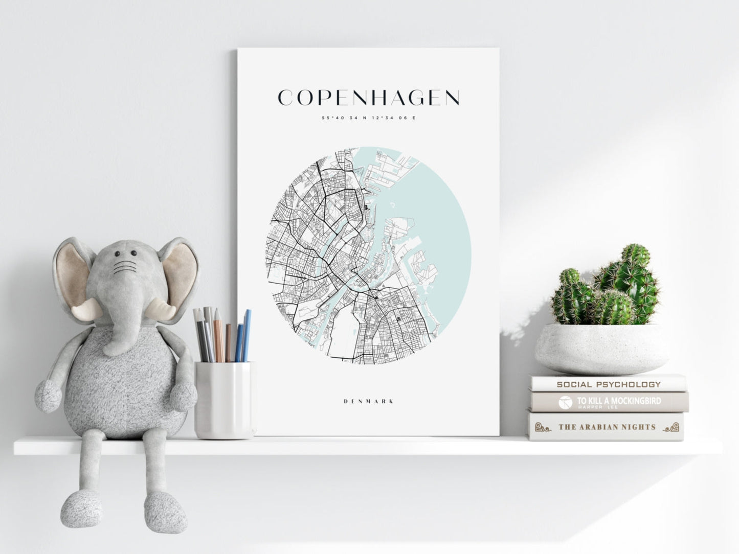 Copenhagen V2 Aluminum Print