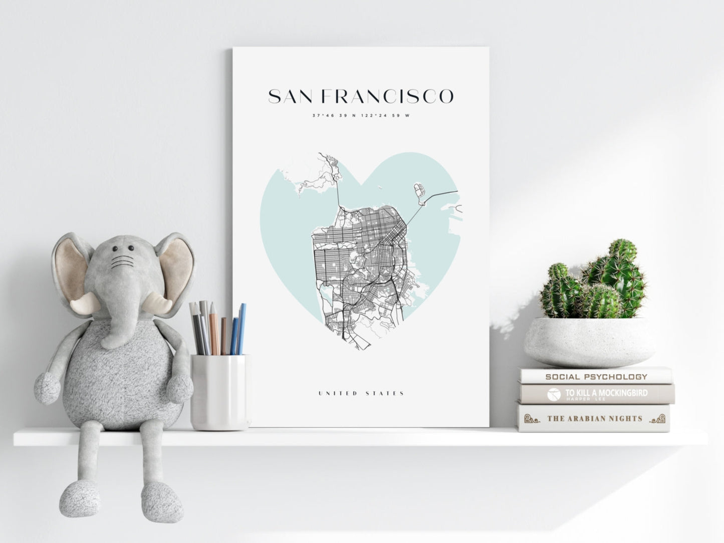 San Francisco V1 Aluminum Print