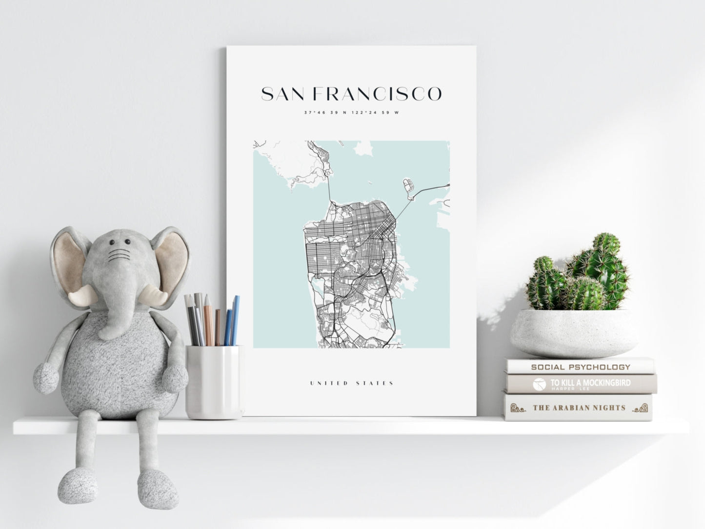 San Francisco V3 Aluminum Print