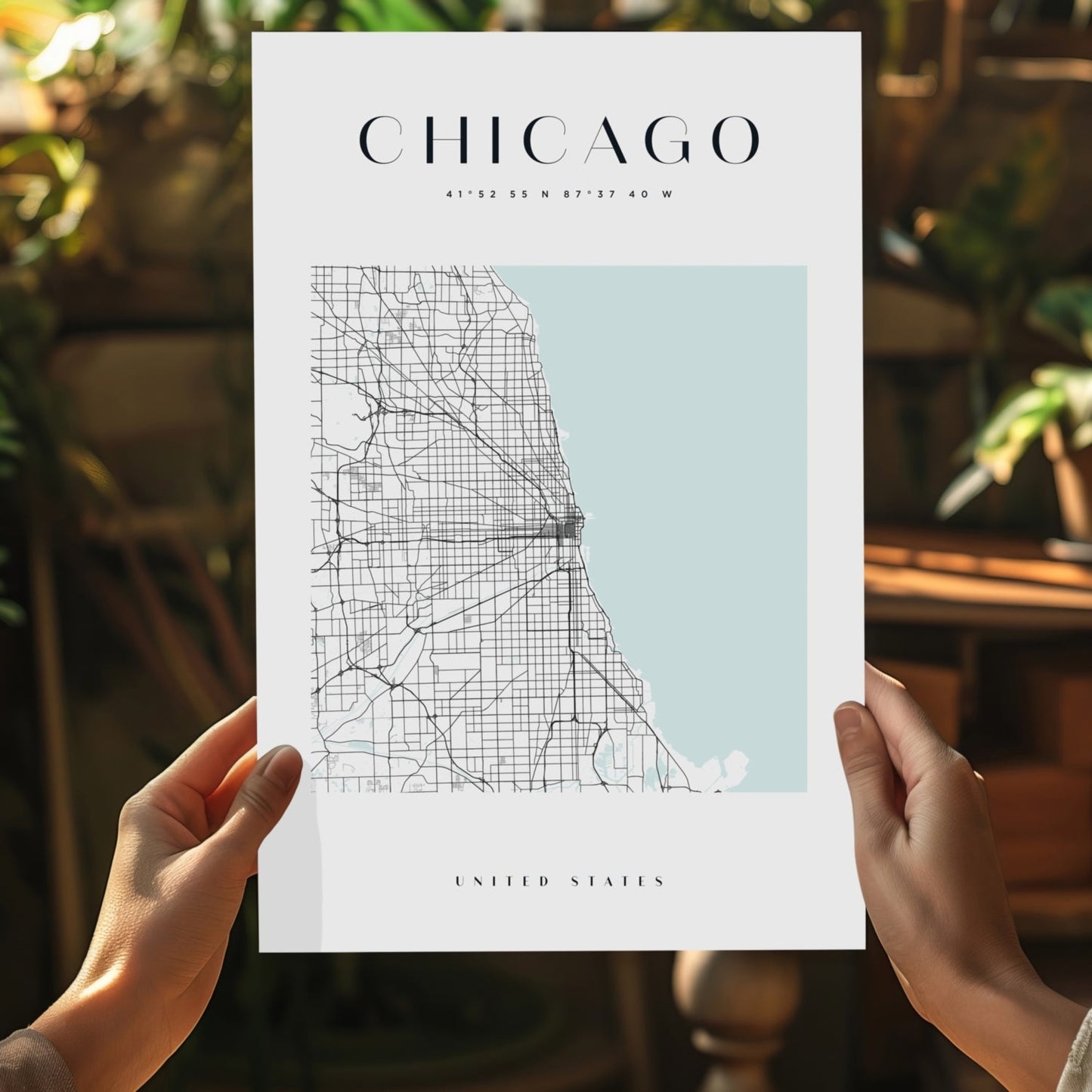 Chicago V3 Aluminum Print