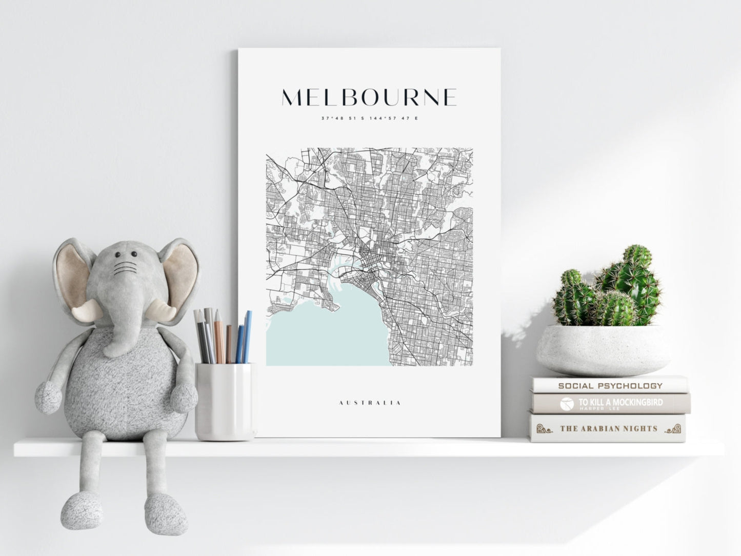Melbourne V3 Aluminum Print
