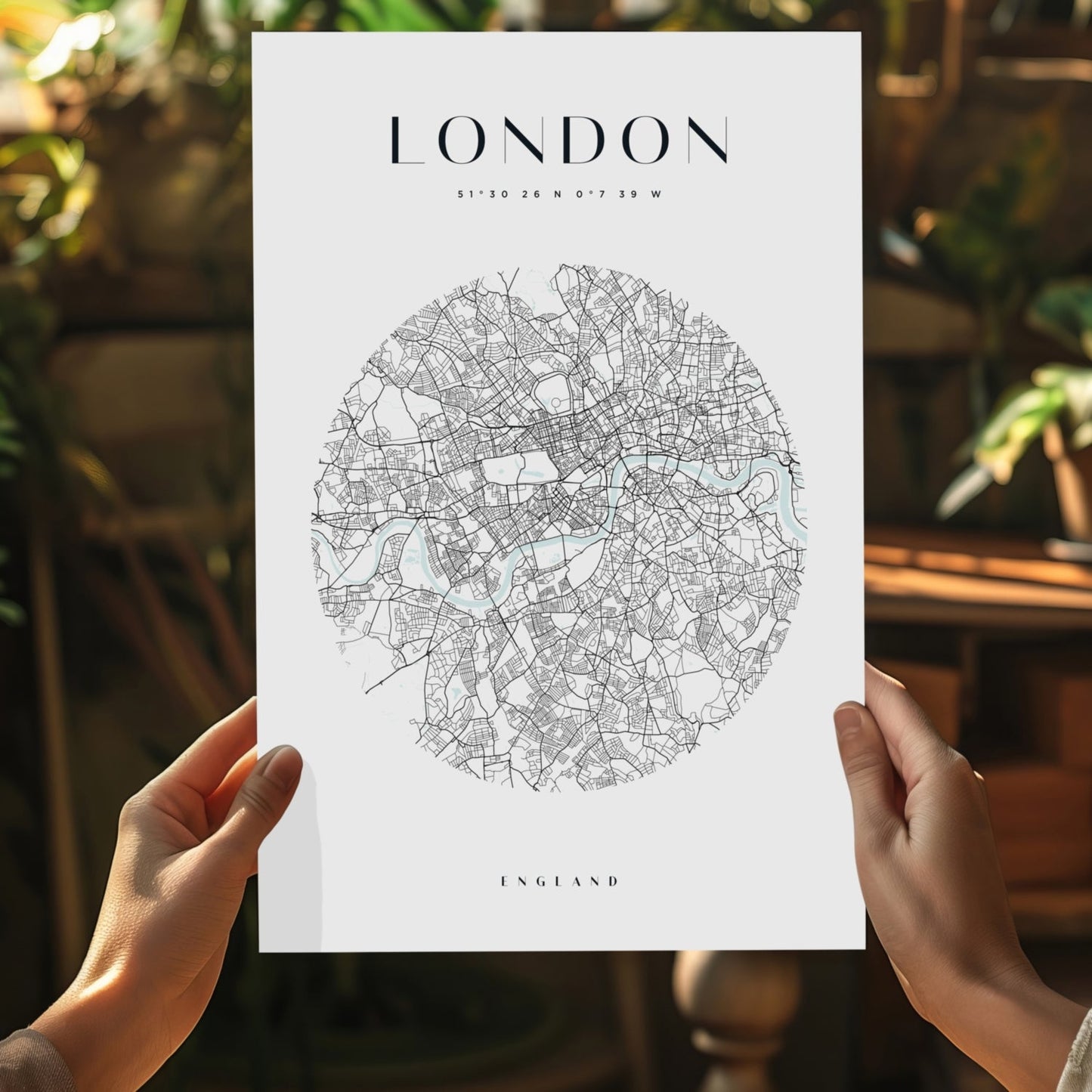 London V2 Aluminum Print