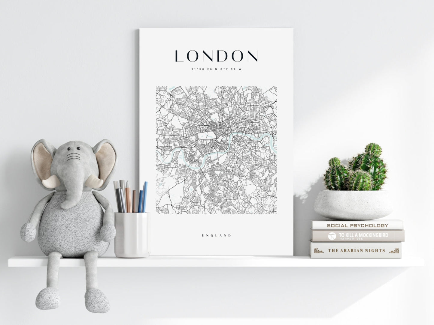London V3 Aluminum Print