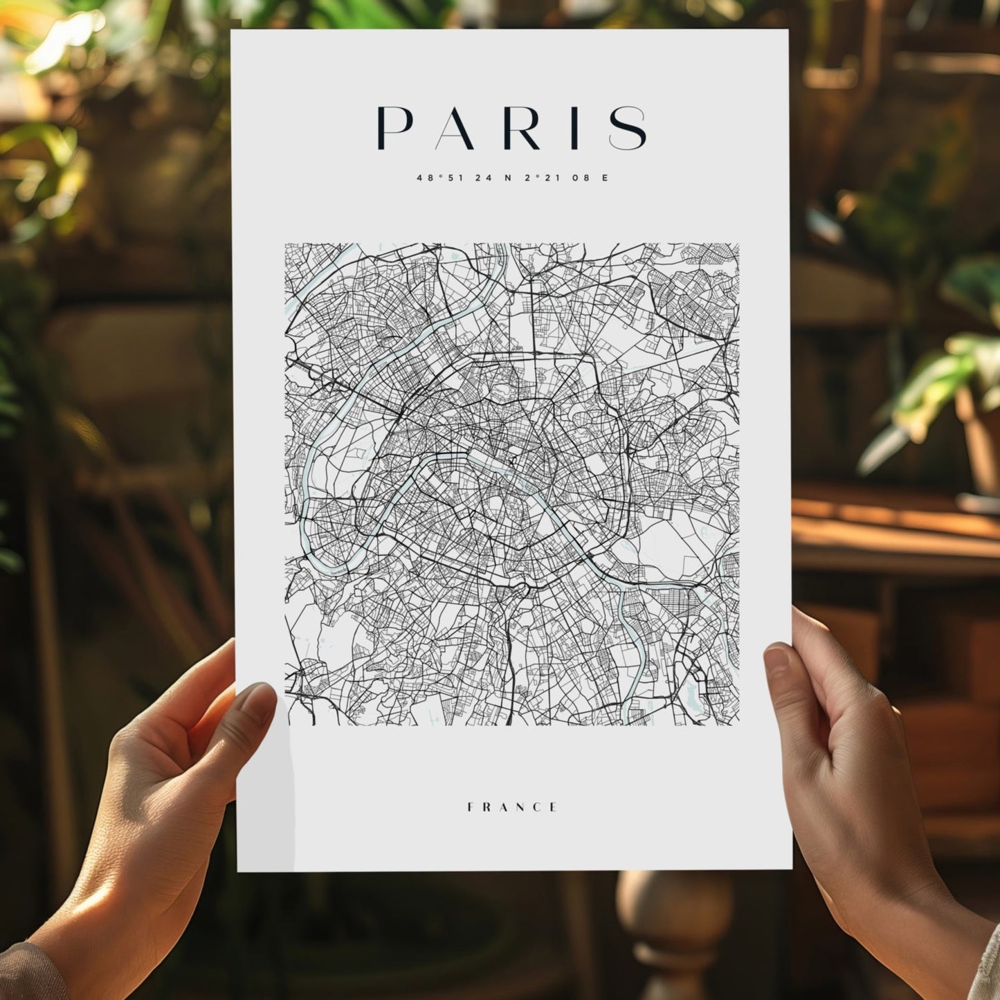 Paris V3 Aluminum Print