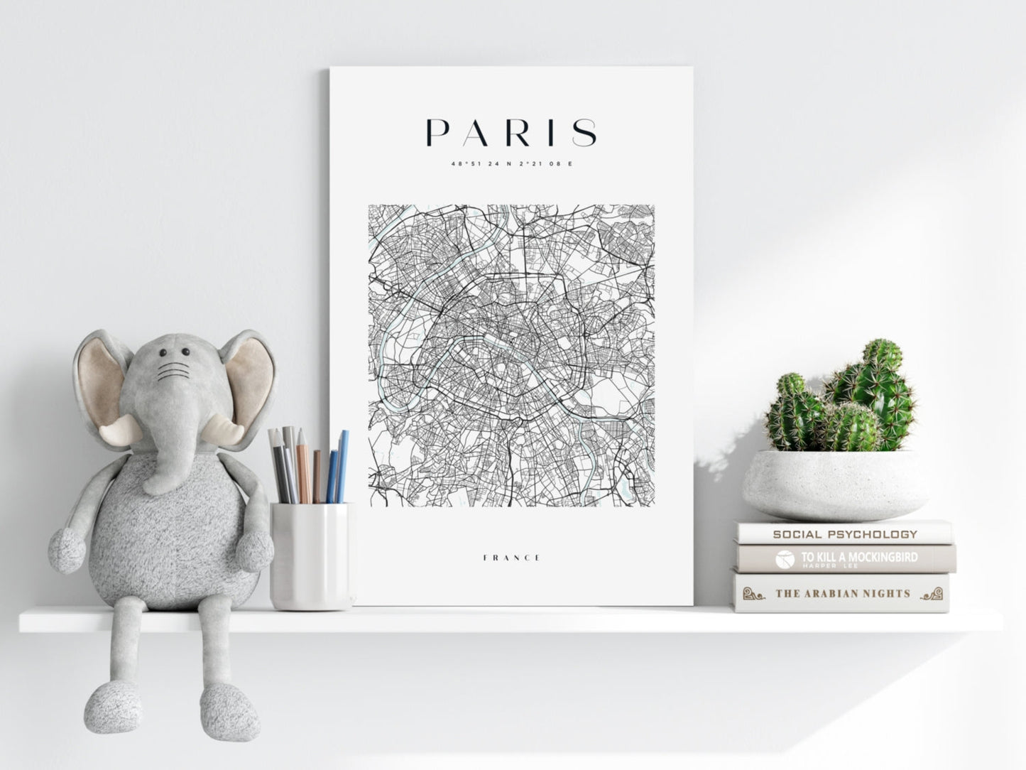 Paris V3 Aluminum Print