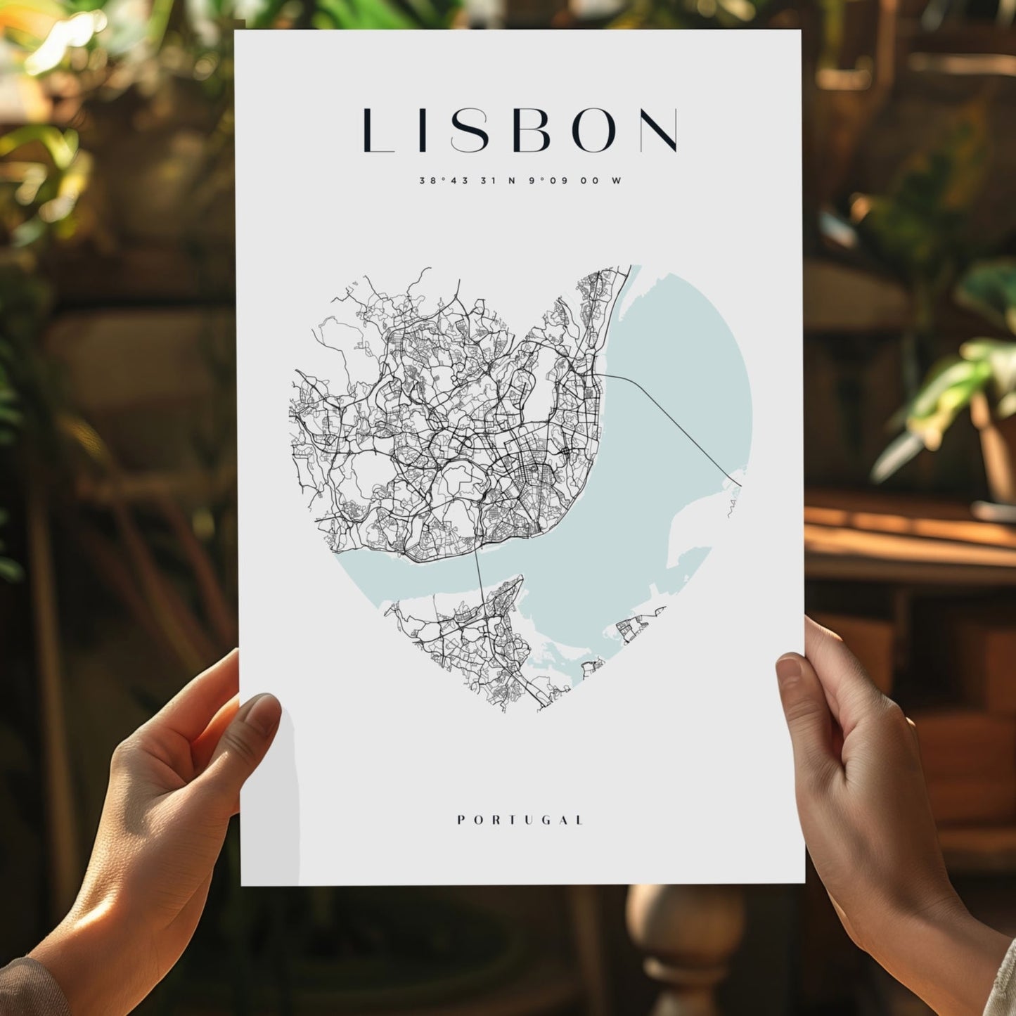 Lisbon V1 Aluminum Print