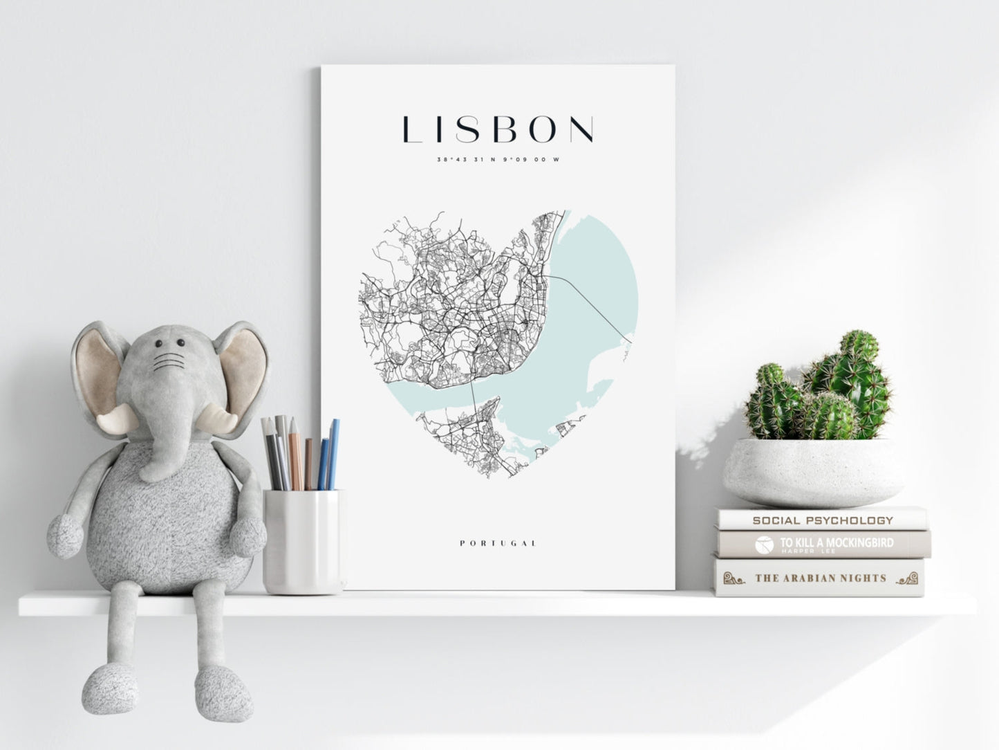 Lisbon V1 Aluminum Print