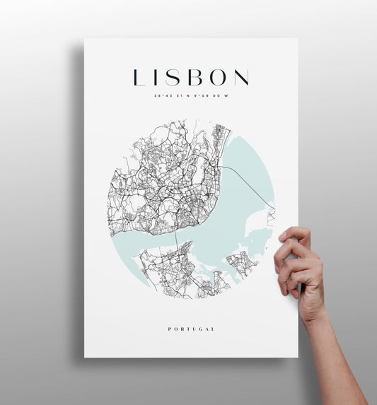 Lisbon V2 Aluminum Print