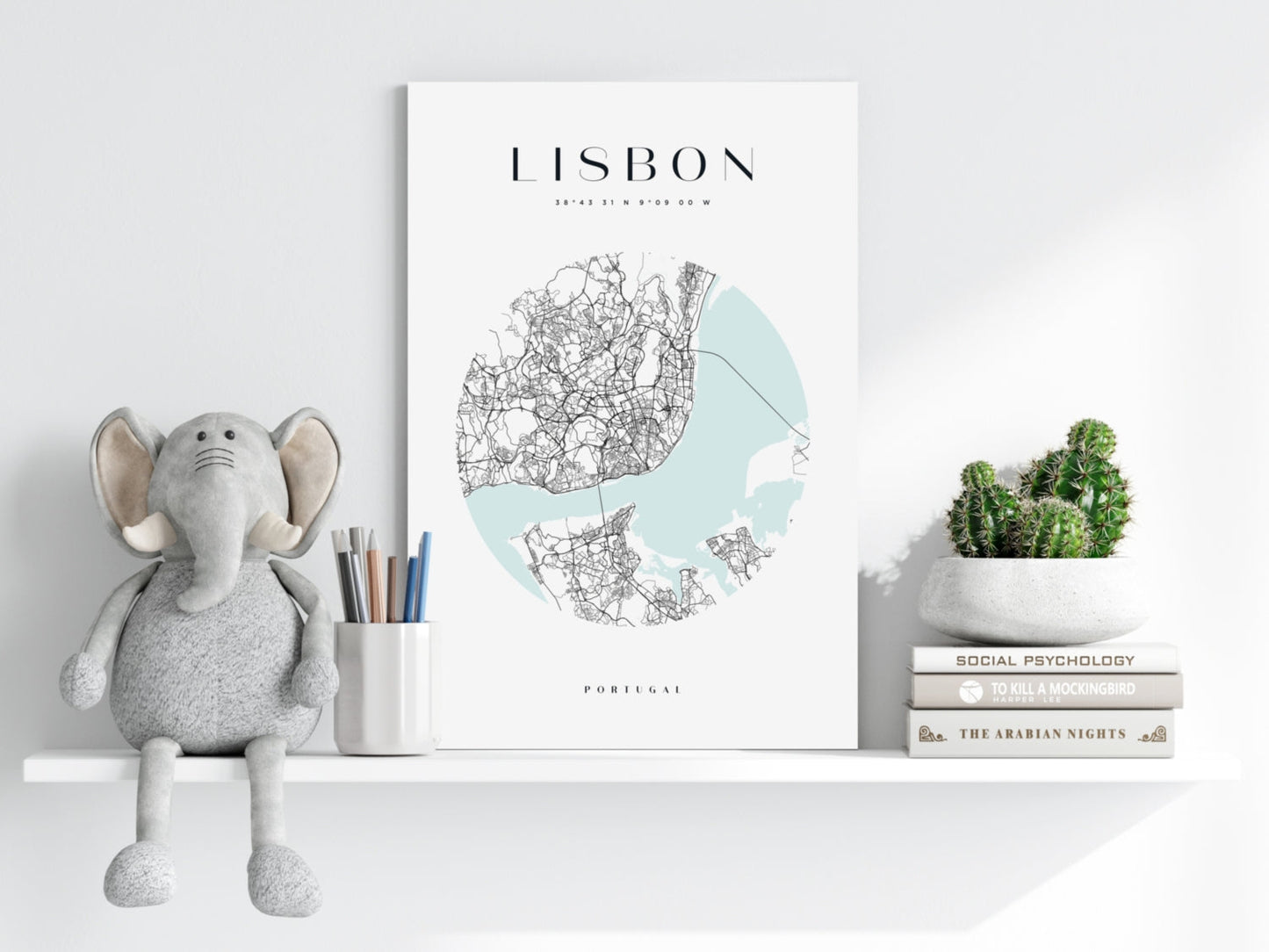 Lisbon V2 Aluminum Print