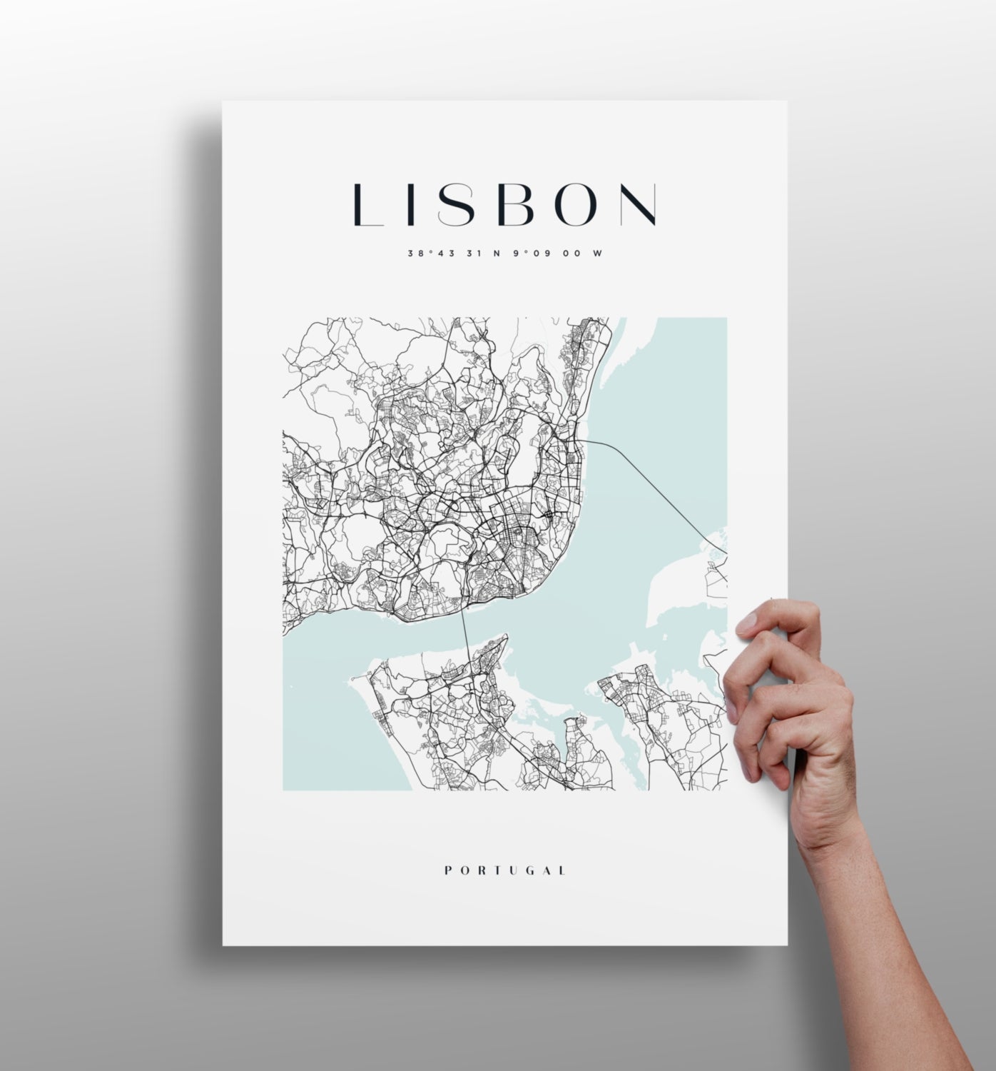 Lisbon V3 Aluminum Print