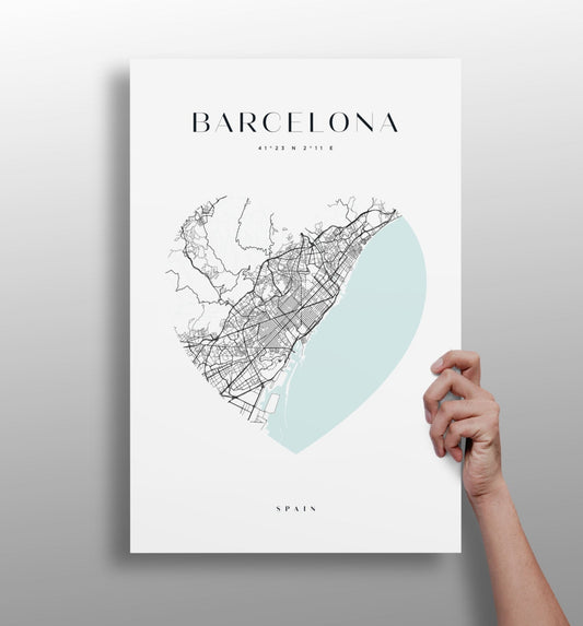 Barcelona V1 Aluminum Print