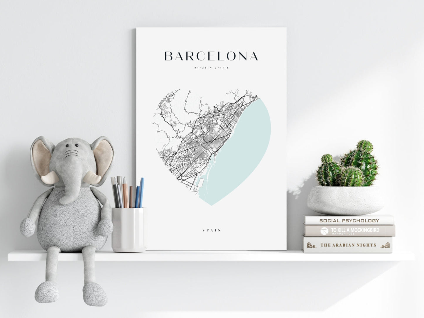 Barcelona V1 Aluminum Print