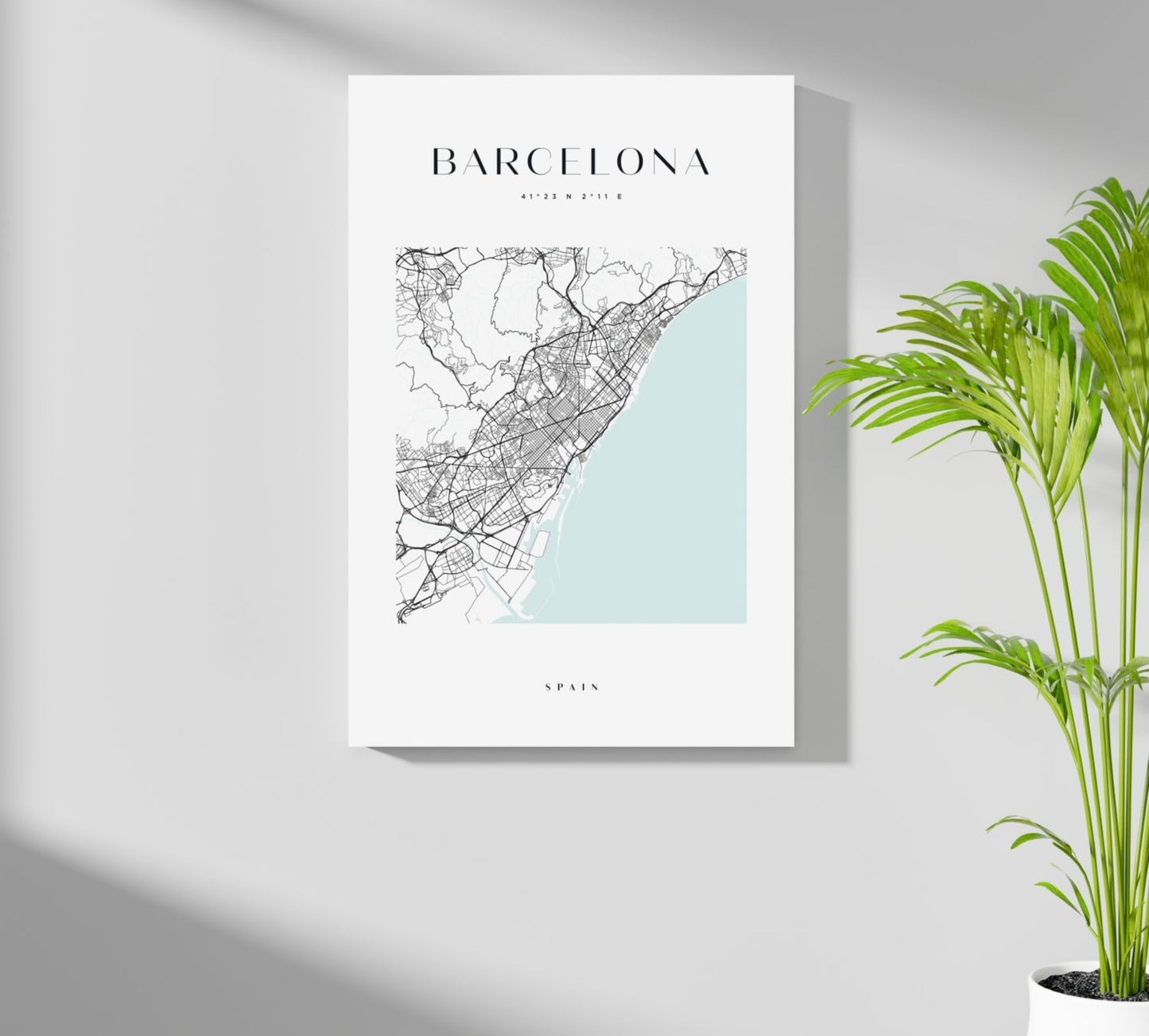 Barcelona V3 Aluminum Print