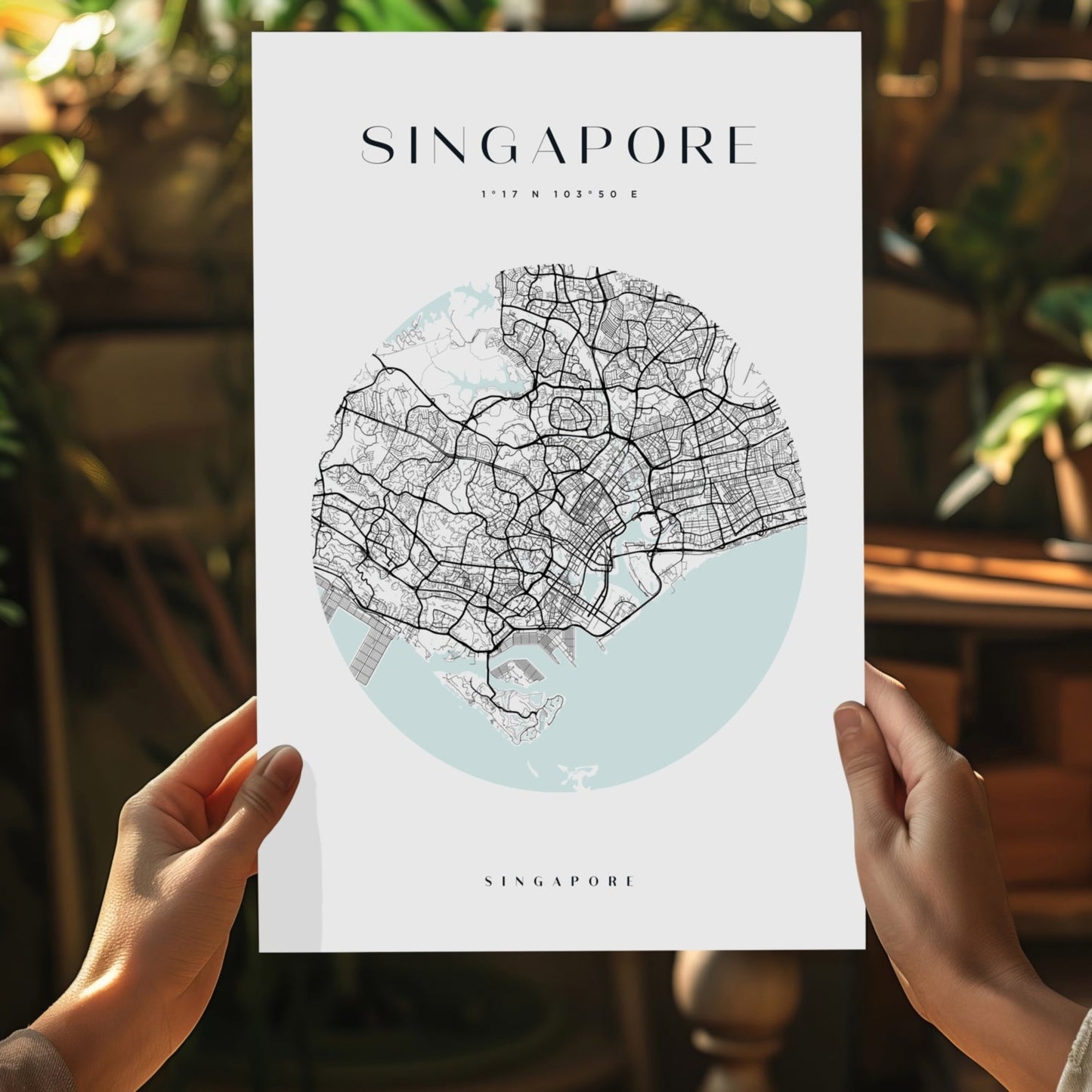 Singapore V2 Aluminum Print