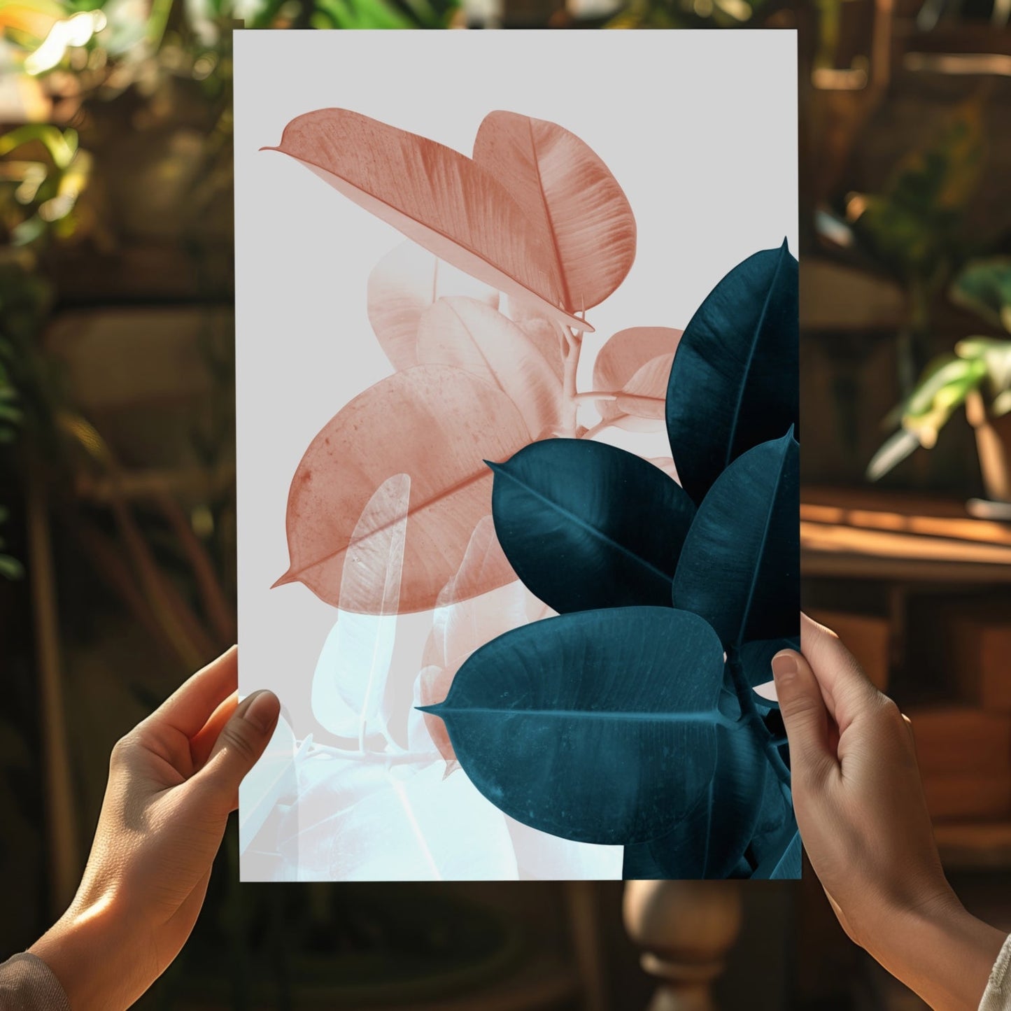 Leaves Aluminum Print