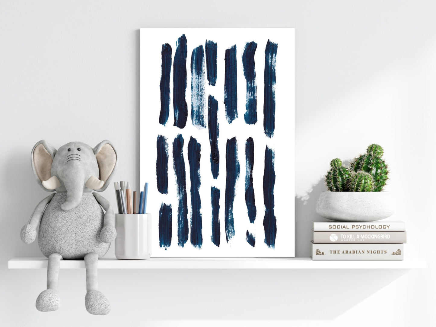 Abstract Lines Aluminum Print