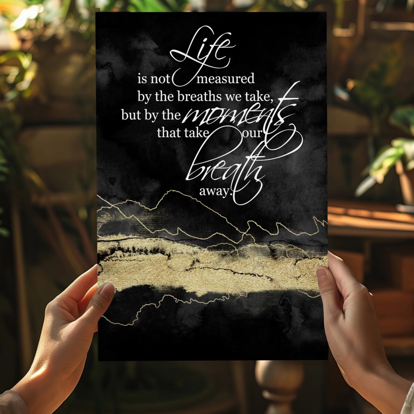 Life is Aluminum Print