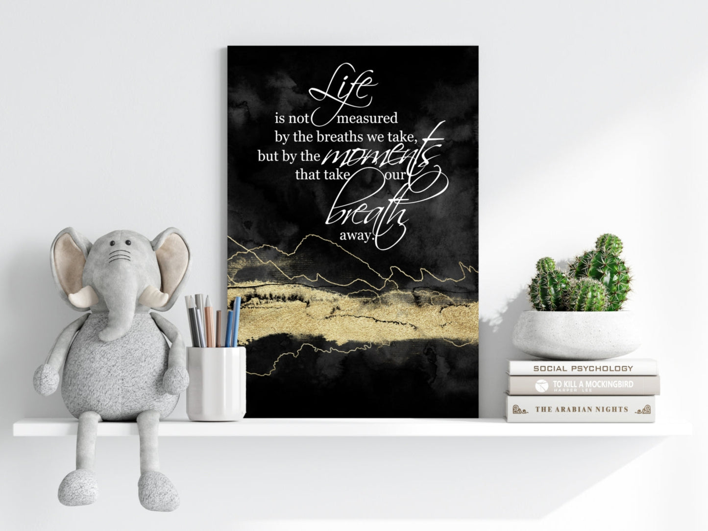 Life is Aluminum Print