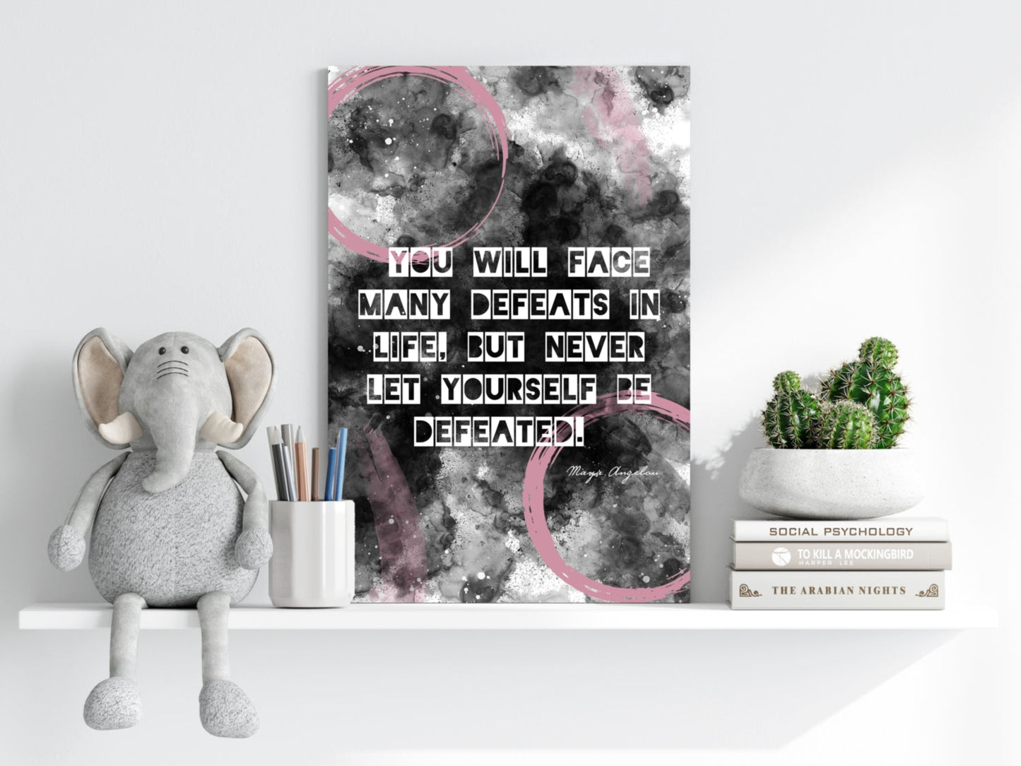Angelou Aluminum Print