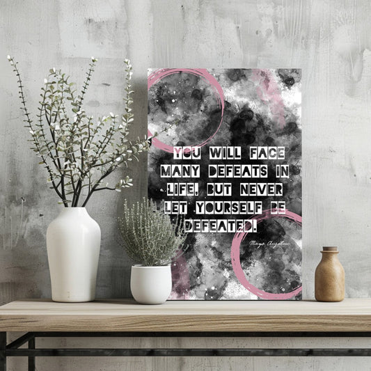 Angelou Aluminum Print